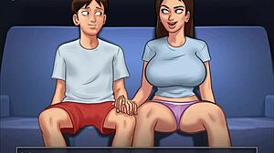 I'm exploring summertime saga 211 with shaved pussy and big cock riding scenes