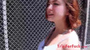 Hey, creampied that tight asian pussy with my sperm 😏 interracial fun