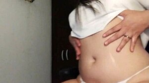 Lucyplay Spreading Cream On Body And Tattoos While Chatting