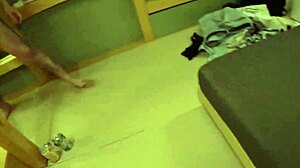 An insatiable horny bitch hosts an all-night orgy party with amateurs in this amateur POV video.