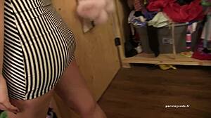 Karina White Receives Huge Load on Her Big Tits.