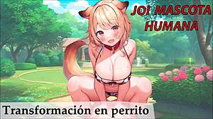 i can't resist this spanish joi for transforming into a submissive pup