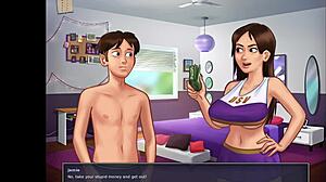 I'm exploring summertime saga 211 with shaved pussy and big cock riding scenes