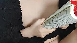 Asian Slut Trained With Toys In BDSM Session, Juices Flowing Into White Cream, Pussy Fucking So Satisfying