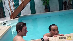 Hunt4k Teen Feels Excited in Hidden Pool Sex
