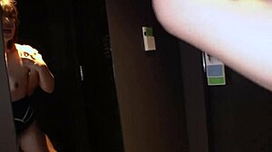 homemade asian babe with natural tits bent over for doggystyle creampie and facial part 2