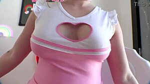 Eliza Eves Takes Huge Cock In POV, Deepthroats, Swallows Cum Without Hands.