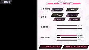 Schoolgirl blowjob and masturbation in hgame style