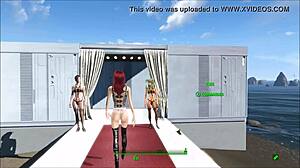 fallout 4 sexy lingerie fashion in anime hentai