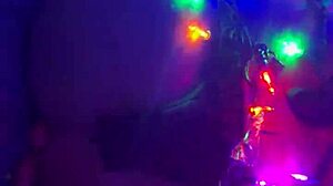 Tied Up Babe Rides Monster Cock in Reverse Cowgirl with Fishnets