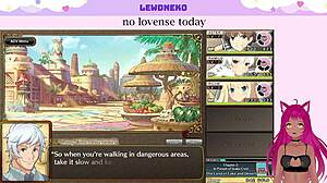 vtuber lewdneko plays evenicle part 5 with big tits and cute anime dating hentai vibes