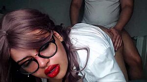 Yo, my hot step sister begged for a quick fuck before her Zoom class!