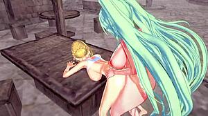 Intense Orgasm In 3D Hentai With Big Ass And Tits Futa Creampie