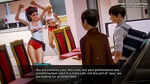 Petite Teen Strips in Waifu Academy Interview