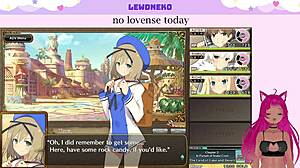 vtuber lewdneko plays evenicle part 5 with big tits and cute anime dating hentai vibes