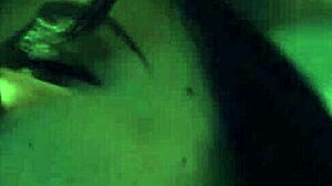 Watching movies turns into fun with stepsister Karlee Grey and Charlotte Cros in a lesbian scene.