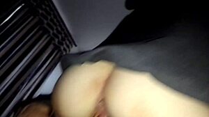 Girlfriend rides cowgirl creampie