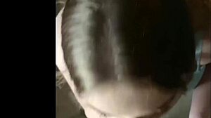 this busty teen babe gives a blowjob to a big cock, then gets her ass fucked hard.