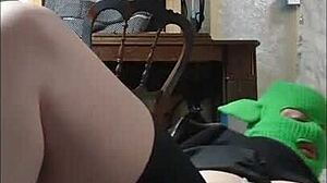 Fat Hairy Pussy Squirts on Gloves!