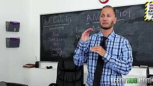 Nicole Nichols gives intense blowjob to Calvin Hardy