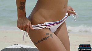 Super Hot Asian Models Angel Constance And Maki Katana Strip Off Bikinis