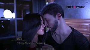 In The Seven Realms, vampire prince Atlas fucks his bond Leyala doggystyle