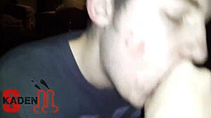 Amateur Gay Sucks Straight Guy in Homemade Scene