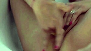 Self pleasure with toys leads to squirting orgasm.