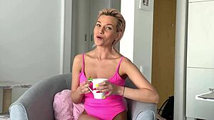 Super Hot Busty Milf Subil Arch Bent Over For Doggystyle And Big Facial