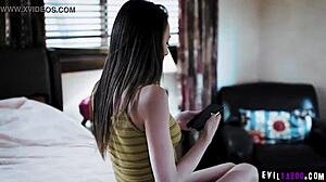 Step Mom Catches Daughter Masturbating And Joins