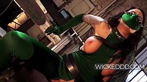 Intense Anal Fucking in Horny Venom Parody