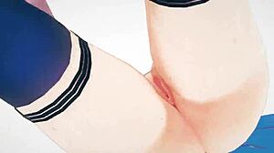 nijisanji lize helesta looks so cool in this sexy 3d cartoon mmd clip.