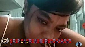 brazilian bbw teasing on webcam with big tits