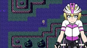 Blonde experiences her first time in the dark