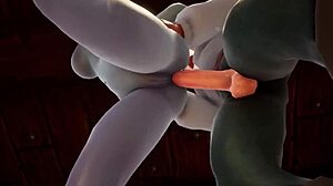 i fuck night elf blindfolded in kitchen with anal