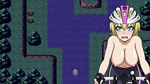 Blonde experiences her first time in the dark