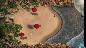 horny milf sucks my cock in treasure of nadia 101, roleplaying on tropical island for cumshot