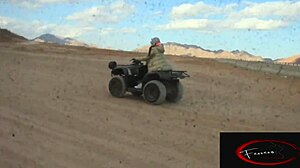 Italian Couple Fucks Bent Over On Motorbike In Sinai Desert