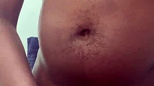 huge black cock masturbated in bathroom, shooting massive nut on shaved body
