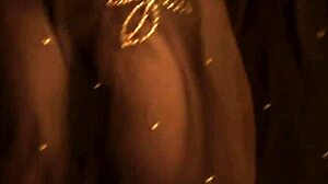 Indian Brunette Seduction By Movement Undressing Dancing Striptease Nude Teasing Clothes Ripped Erotic Seduction