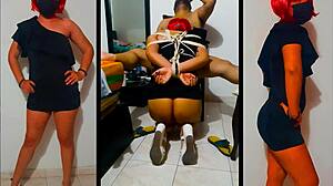 La cerda samanta after whisky and cigarette knows what to do