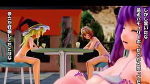 Hey, Check This Naughty 生意気パチュリー Getting Wild in Hentai Sex! 😜