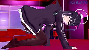 hey, check out kyouyama kazusa and onikata kayoko in wild 3d hentai!