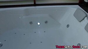 Ever wonder what a Latina teen 18+ does with a cock in a steamy shower POV?