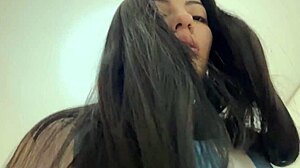 Horny stepsister can't sleep, craves cock for anal riding in homemade video