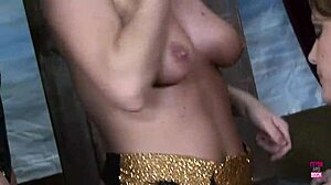 this lucky guy bangs two skinny blondes with his hard cock