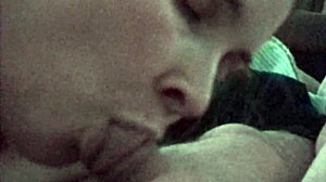 Busty Brunette Gives Intense Blowjob Until Cumshot In Mouth