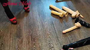 I'm kicking dicks in footfetish video by anna mole