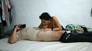 Stepmother's Big Ass Grabbed by Stepson