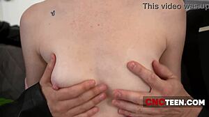 Gamer Girl Didn't Even Notice a Guy Fucking Her Free Use While Moaning in 3some